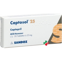 Captosol 25 mg 30 tablets Captosol 25 mg 30 tablets