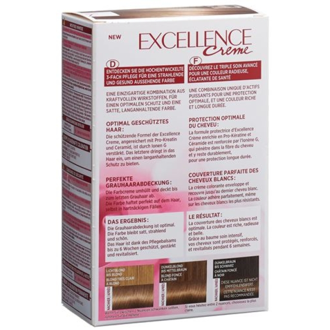 Excellence крем Triple Prot 7 Blond Excellence крем Triple Prot 7 Blond