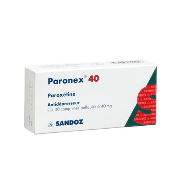 Paronex 40 mg 100 filmtablets Paronex 40 mg 100 filmtablets