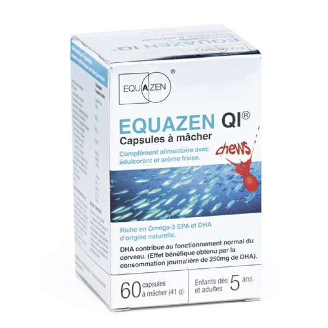 Equazen IQ Kaukapseln Erdbeer 60 штук Equazen IQ Kaukapseln Erdbeer 60 штук
