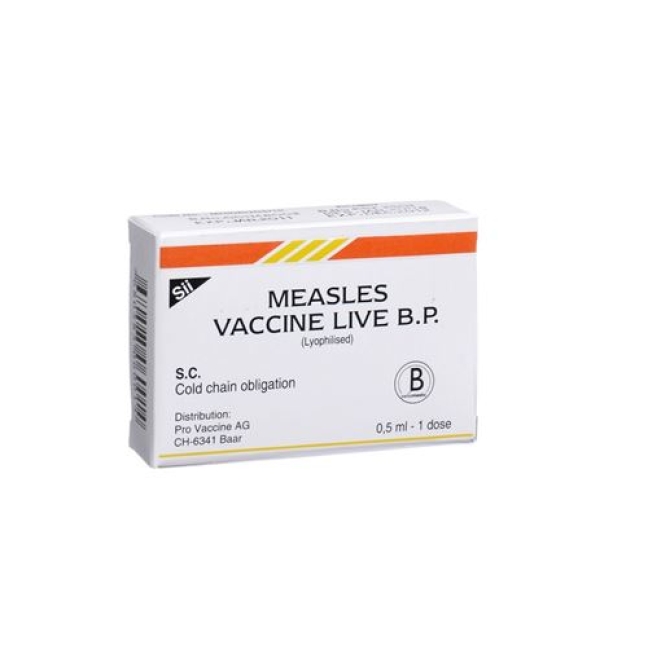 Measles Vaccine Live 0.5 ml Ampulle Measles Vaccine Live 0.5 ml Ampulle