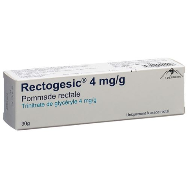 Rectogesic 4 mg/g 30 g Salbe Rectogesic 4 mg/g 30 g Salbe