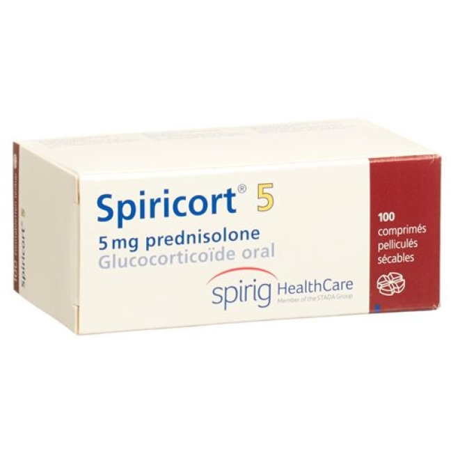 Spiricort 5 mg 100 filmtablets Spiricort 5 mg 100 filmtablets