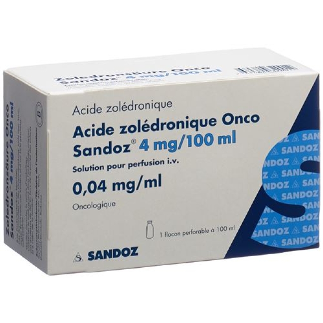 Zoledronsaeure Onco Sandoz 4 mg/100 ml Zoledronsaeure Onco Sandoz 4 mg/100 ml