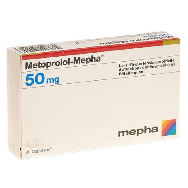 METOPROLOL MEPHA DEPO 50MG METOPROLOL MEPHA DEPO 50MG