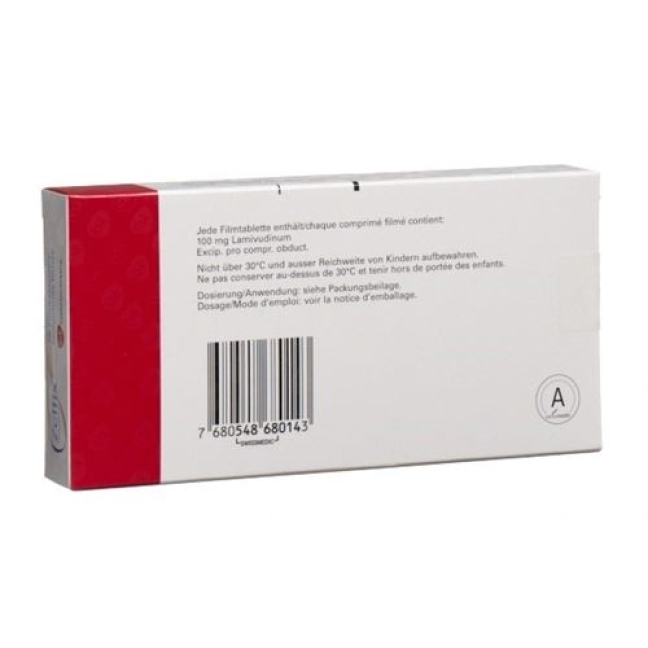 Zeffix 100 mg 28 filmtablets Zeffix 100 mg 28 filmtablets