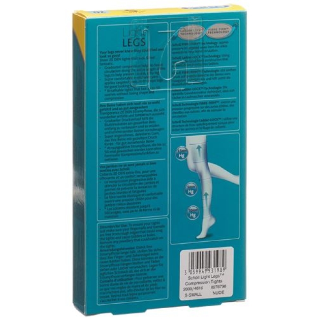 SCHOLL LIGHTL STR HO 20D S NUD SCHOLL LIGHTL STR HO 20D S NUD