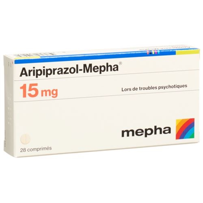 Aripiprazol Mepha 15 mg 28 tablets Aripiprazol Mepha 15 mg 28 tablets