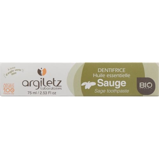 Argiletz Zahnpasta Salbei Bio 75мл Argiletz Zahnpasta Salbei Bio 75мл