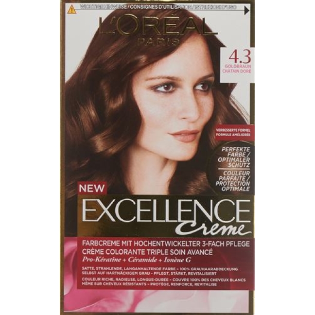 Excellence Color крем 4.3 Goldbraun Excellence Color крем 4.3 Goldbraun