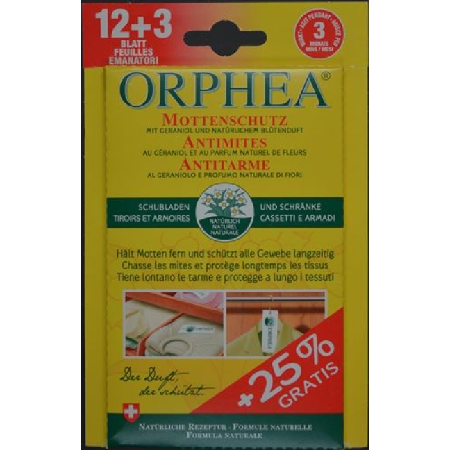 ORPHEA MOTTENSCHUTZBL 12+3 AKT ORPHEA MOTTENSCHUTZBL 12+3 AKT