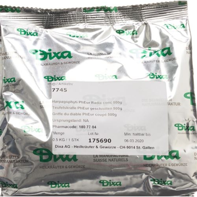 DIXA HARPAGOPHYTI RADIX CONC DIXA HARPAGOPHYTI RADIX CONC