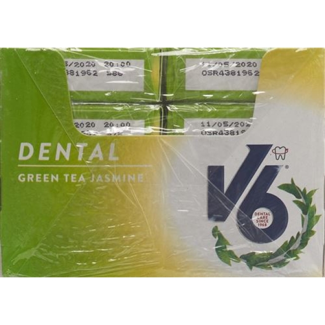 V6 GREEN TEA JASMIN KAUGUMMI V6 GREEN TEA JASMIN KAUGUMMI