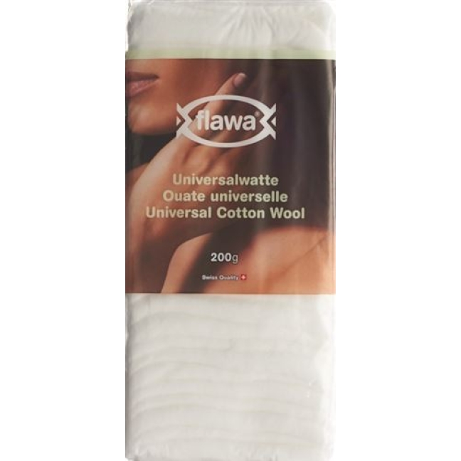 Flawa Classic Universalwatte 100% хлопок 200г Flawa Classic Universalwatte 100% хлопок 200г
