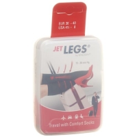 JET LEGS TRAV SOCK 41-45 BLACK JET LEGS TRAV SOCK 41-45 BLACK