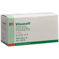 Vliwasoft Nw компресс 5x5см 6-fach стерильный 50x 2 штуки Vliwasoft Nw компресс 5x5см 6-fach стерильный 50x 2 штуки