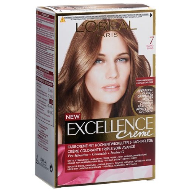 Excellence крем Triple Prot 7 Blond Excellence крем Triple Prot 7 Blond