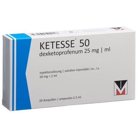 Ketesse 50 mg/2 ml 20 Ampullen 2 ml Ketesse 50 mg/2 ml 20 Ampullen 2 ml
