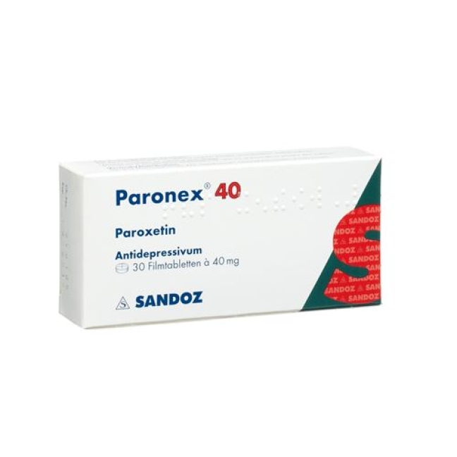 Paronex 40 mg 100 filmtablets Paronex 40 mg 100 filmtablets