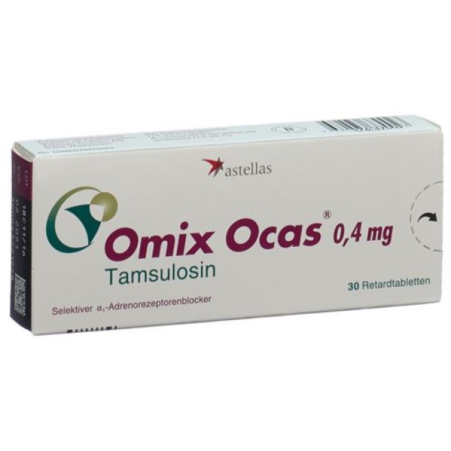 Omix Ocas 0.4 mg 30 Retard tablets Omix Ocas 0.4 mg 30 Retard tablets