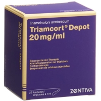 Triamcort Depot 20 mg 25 Ampullen je 1 ml Triamcort Depot 20 mg 25 Ampullen je 1 ml