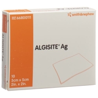 Algisite Ag Alginat Kompressen 5x5см 10 штук Algisite Ag Alginat Kompressen 5x5см 10 штук