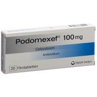 Подомексеф 100 мг 20 таблеток покрытых оболочкой Подомексеф 100 мг 20 таблеток покрытых оболочкой