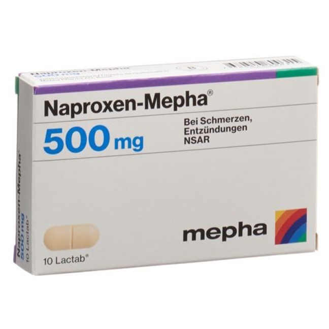 Naproxen Mepha 500 mg 50 Lacktab Naproxen Mepha 500 mg 50 Lacktab