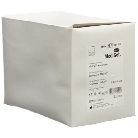 Mediset IVF Telfa Kompressen 10x7.5см стерильный 150 пакетиков