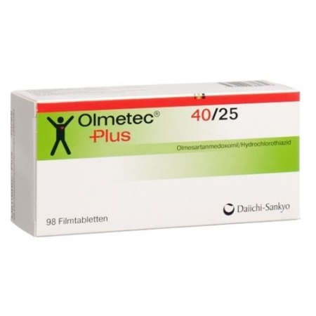Olmetec Plus 40/25 98 filmtablets Olmetec Plus 40/25 98 filmtablets