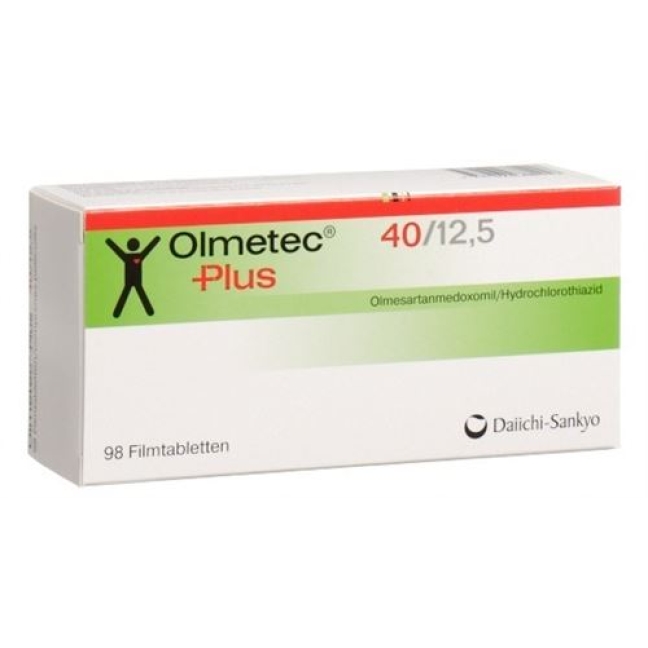 Olmetec Plus 40/12.5 98 filmtablets Olmetec Plus 40/12.5 98 filmtablets