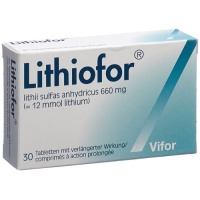 Lithiofor 660 mg 30 Retard tablets Lithiofor 660 mg 30 Retard tablets