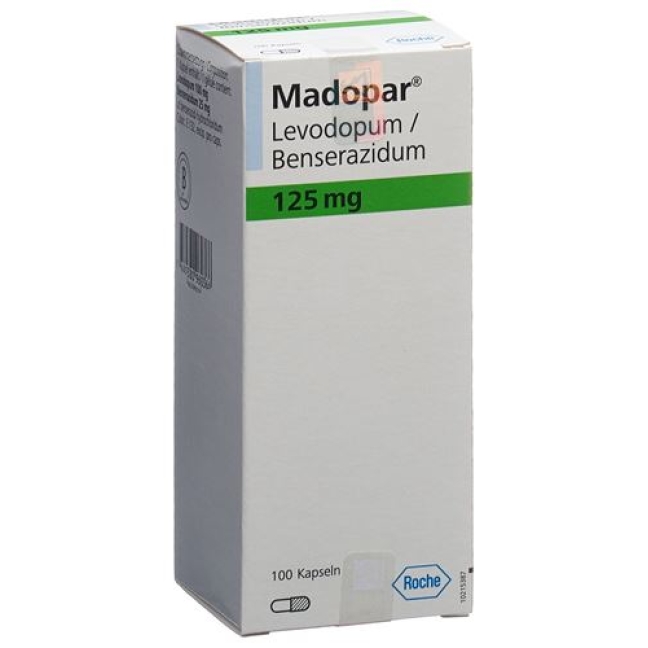 Madopar 125 mg 100 Kaps Madopar 125 mg 100 Kaps