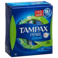 Tampax Tampons Compak Pearl Super 18 штук Tampax Tampons Compak Pearl Super 18 штук