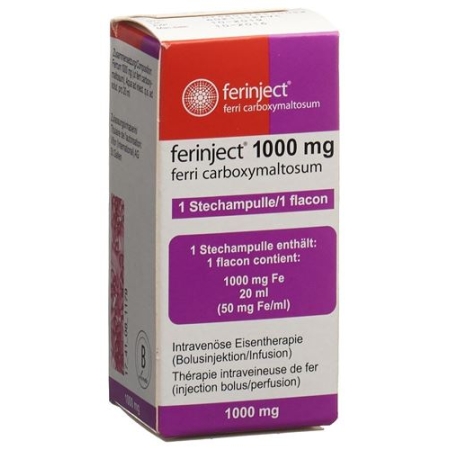 Ferinject 1000 mg/20 ml Ferinject 1000 mg/20 ml