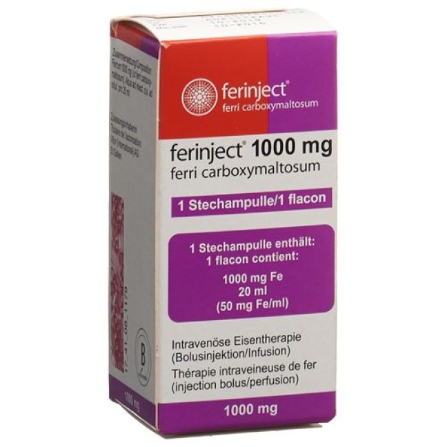 Ferinject 1000 mg/20 ml Ferinject 1000 mg/20 ml