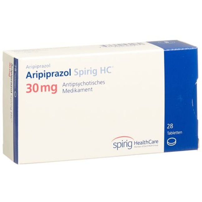 Aripiprazol Spirig 30 mg 28 tablets Aripiprazol Spirig 30 mg 28 tablets