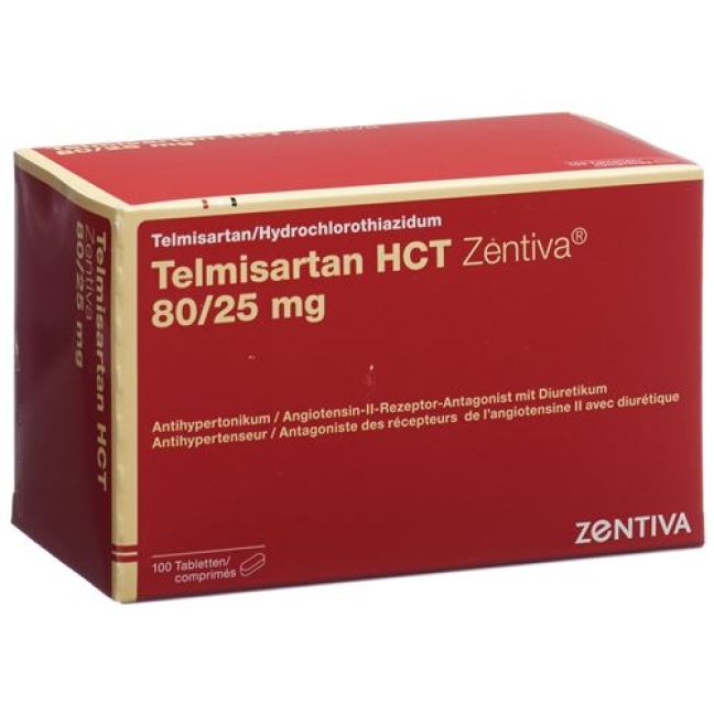 TELMISARTAN HCT ZENT 80/25 TELMISARTAN HCT ZENT 80/25