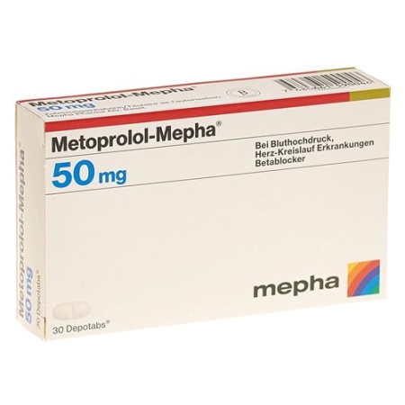 METOPROLOL MEPHA DEPO 50MG METOPROLOL MEPHA DEPO 50MG