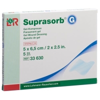 SUPRASORB G GEL-KOMPR 5X6.5CM SUPRASORB G GEL-KOMPR 5X6.5CM