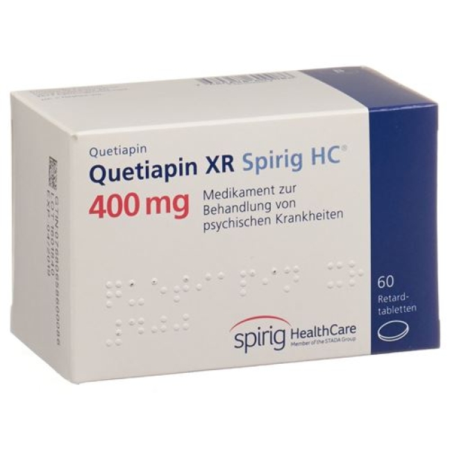 QUETIAPIN XR SPIRIG HC 400 QUETIAPIN XR SPIRIG HC 400