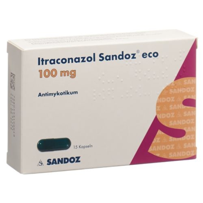 ITRACONAZOL SANDOZ ECO 100 ITRACONAZOL SANDOZ ECO 100