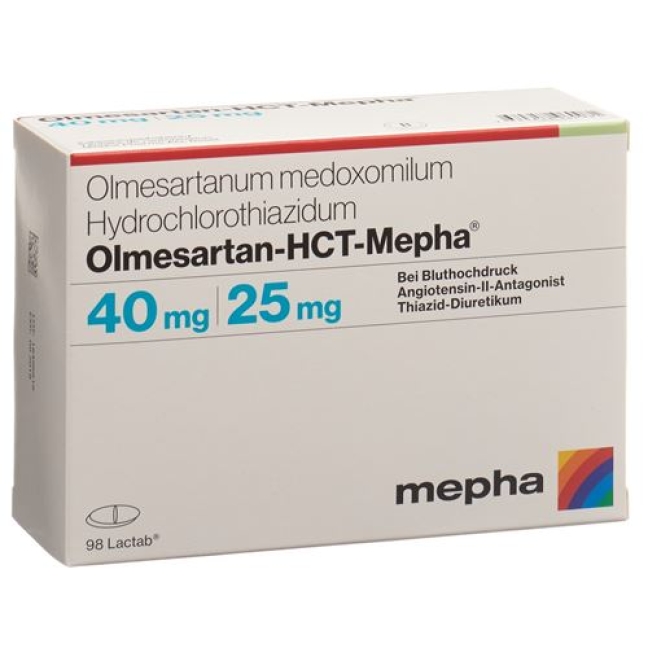 OLMESARTAN-HCT MEPHA 40/25 OLMESARTAN-HCT MEPHA 40/25