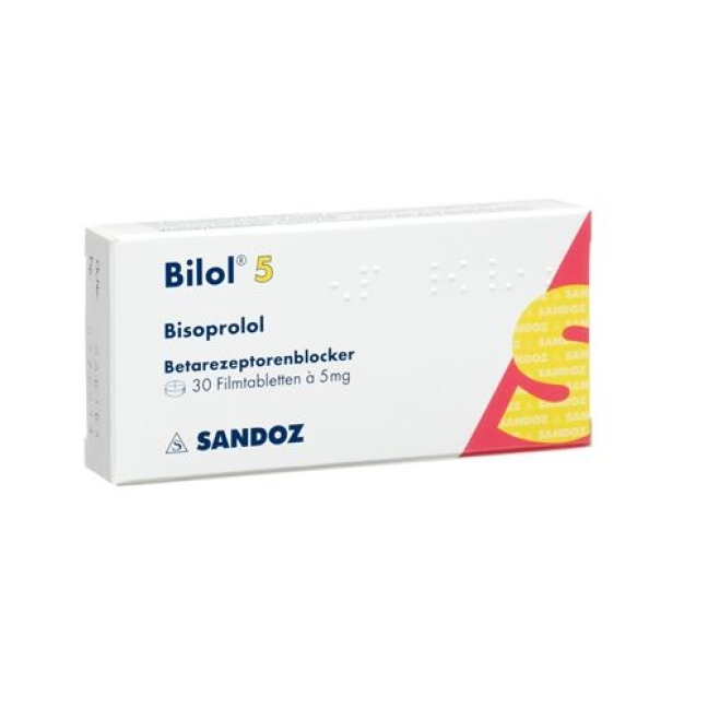 Bilol 5 mg 30 filmtablets Bilol 5 mg 30 filmtablets