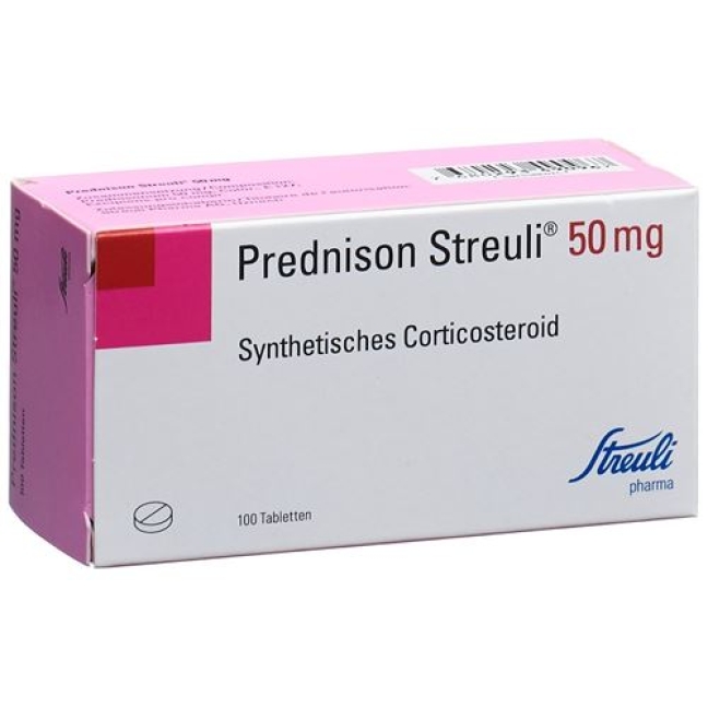 Prednison Streuli 50 mg 100 tablets Prednison Streuli 50 mg 100 tablets