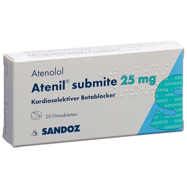 Atenil Submite 25 mg 100 tablets Atenil Submite 25 mg 100 tablets