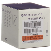 BD Microlance 3 Injektionskanulen 0.5мм x 25мм Orange 100 штук BD Microlance 3 Injektionskanulen 0.5мм x 25мм Orange 100 штук