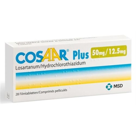 Cosaar Plus 50/12.5 28 filmtablets Cosaar Plus 50/12.5 28 filmtablets