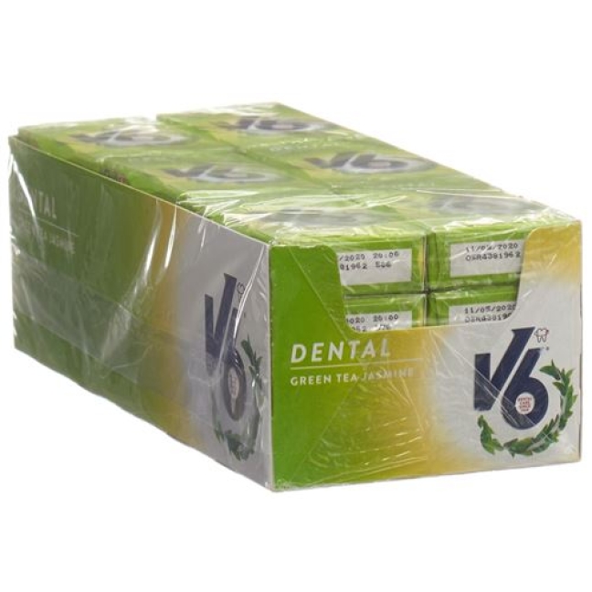 V6 GREEN TEA JASMIN KAUGUMMI V6 GREEN TEA JASMIN KAUGUMMI