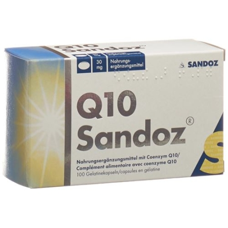 Q10 Sandoz в капсулах 30мг 100 штук Q10 Sandoz в капсулах 30мг 100 штук